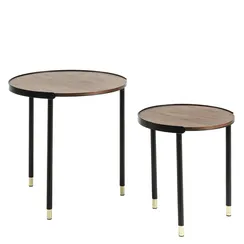 Комплект из 2 столиков Aliner Ø50 и Ø38 см