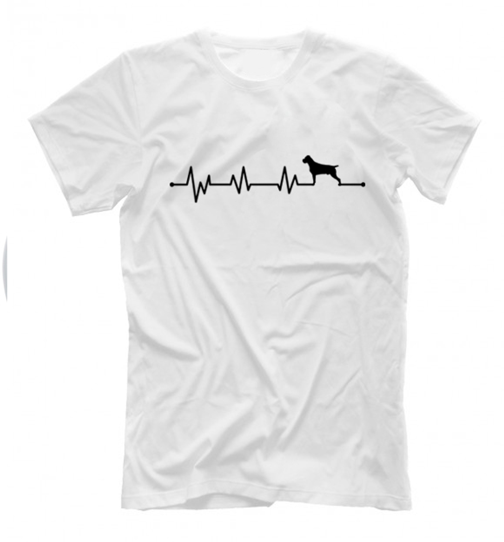 Футболка "Кане Корсо - сердечный ритм