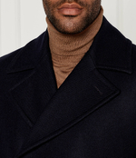 Хлопковое пальто BOSS BLACK - темно-синий(50527932)