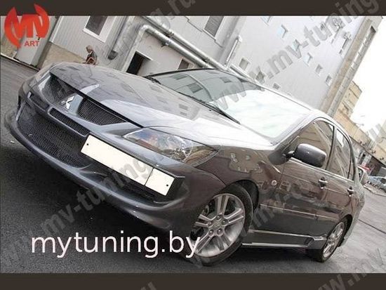 Рамка крепления номера для Mitsubishi Lancer 9 2003-2009
