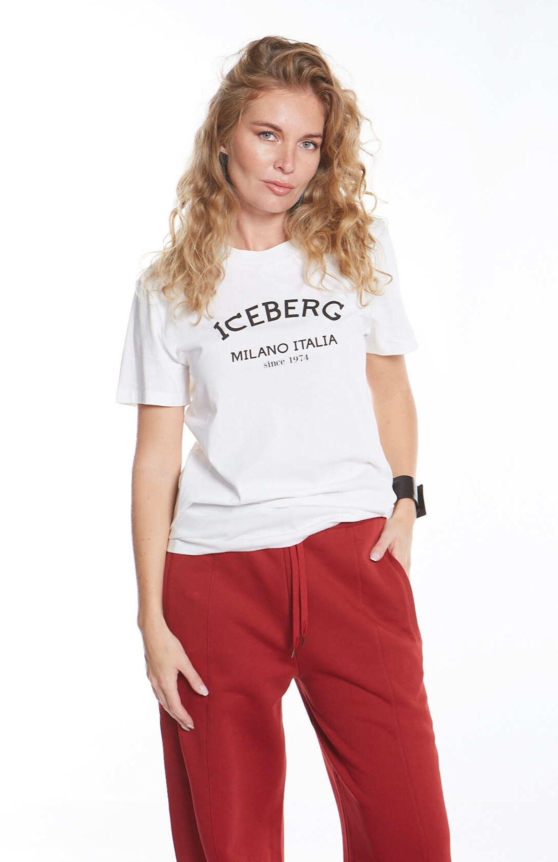 ФУТБОЛКА ПРЯМОГО КРОЯ ИЗ ХЛОПКОВОГО ТРИКОТАЖА