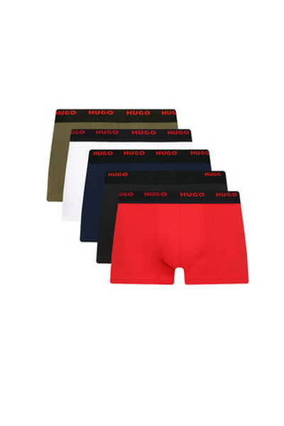 Трусики-боксеры 5шт. trunk Hugo Bodywear - хаки(50479944)
