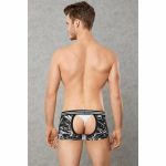 Мужские трусы хипсы темно-серые с белой вставкой Doreanse 1889