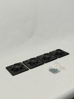 Крепление для мебельных ножек Ширина 7 см, диаметр отв 10мм/ 4 штуки