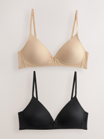 Бюстгалтер для девочки Next E45-715, 2шт., Бежевый, Черный