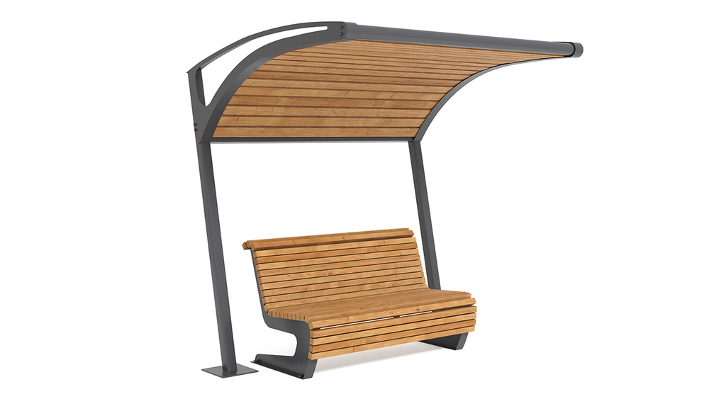 Скамья с навесом SK00057