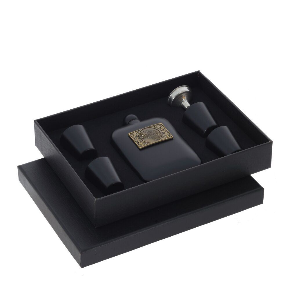 GAEM Набор из 6-ти предм.: фляжка 180 мл, L23,5 W17,5 H4 см