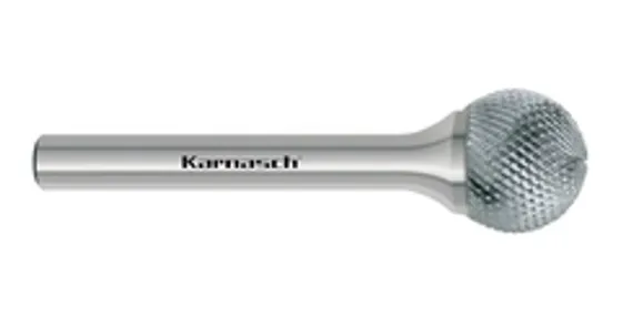 Борфреза твердосплавная Karnasch форма D, 8х7х6х52 мм, насечка HP-3 PRO, без покрытия, арт. 11.4093-020