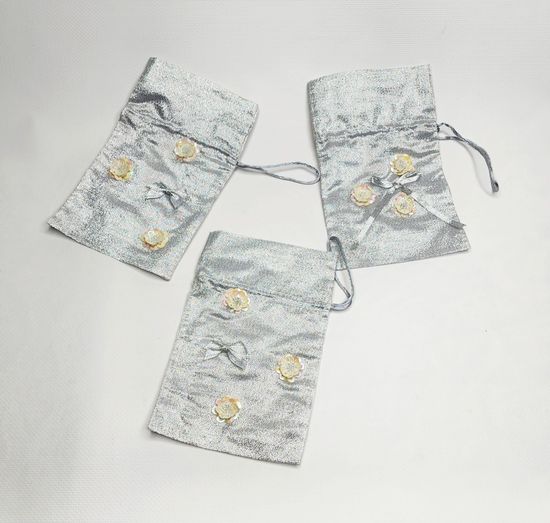 Мешок для подарков бирюза 20 шт