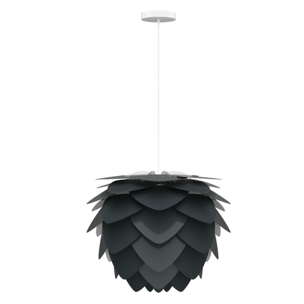 Плафон aluvia anthracite, d59, 48 см