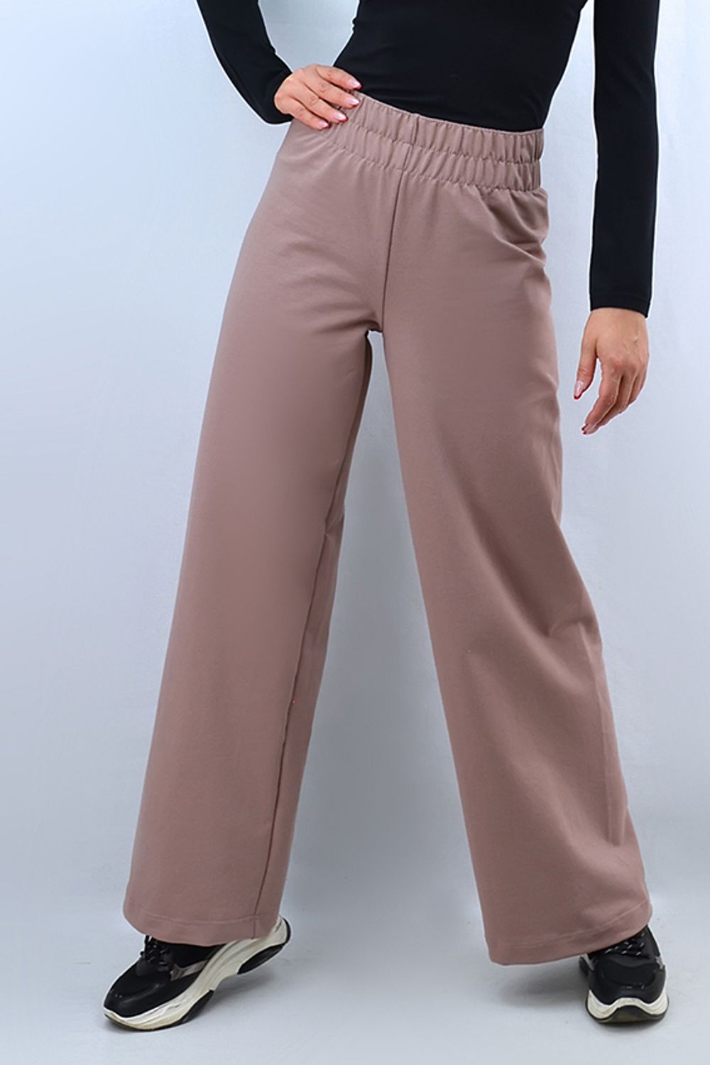 С-518 Брюки-палаццо женские из футера