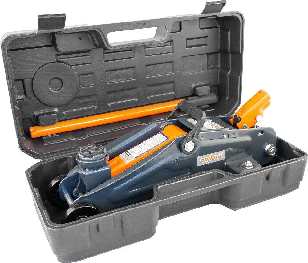 OHT202C Домкрат подкатной в кейсе 2 т., 135-330 мм