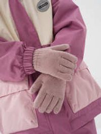 Перчатки вязаные "Пудра"