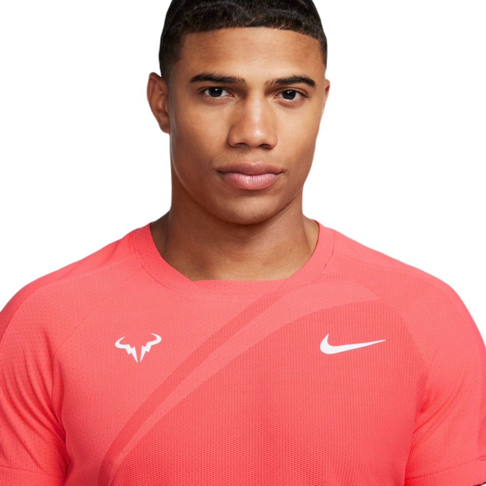 Мужская теннисная футболка Nike Dri-Fit Rafa Tennis Top - Розовый