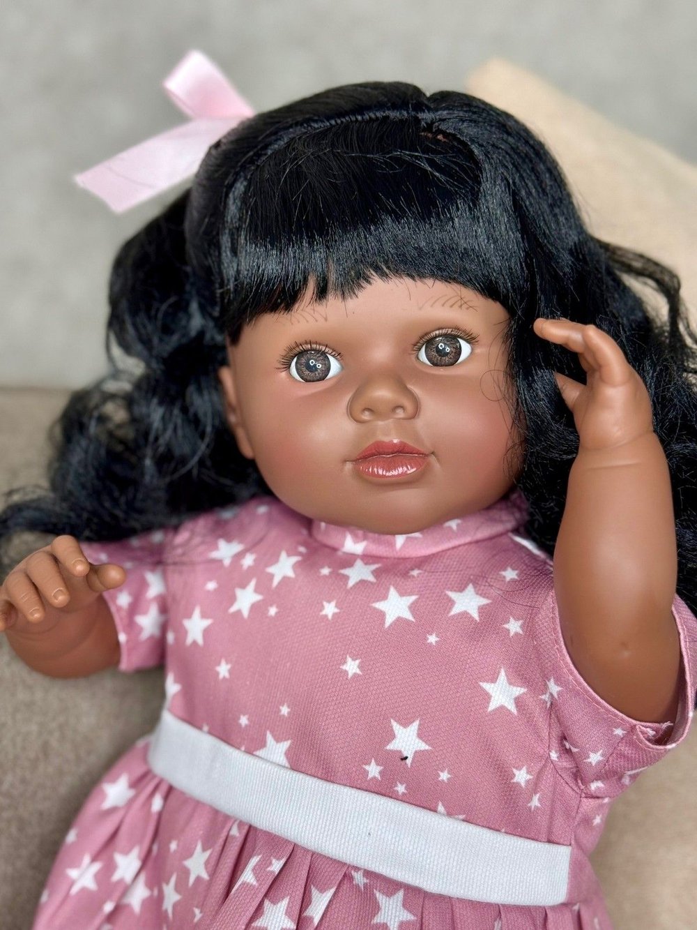 Кукла Berbesa мягконабивная 52см Carla (7218NS)