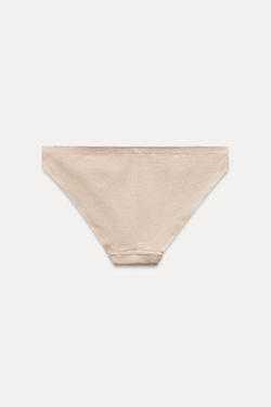 ZARA ТРУСЫ БЕЗ ШВОВ, БЕЖЕВЫЙ