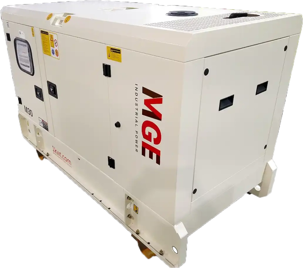 Дизельный генератор MGEp30YI 30 кВт, Yuchai в кожухе