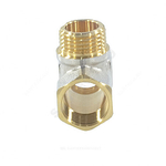 Тройник латунь никель Ду 15 (1/2") ВР/НР/ВР 9009 ГОСТ 32585-2013 Aquasfera 9009-01