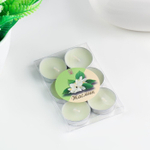 Свеча ароматическая чайная 6шт жасмин