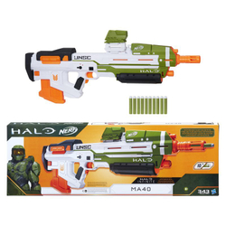 Nerf - Моторизованная пусковая установка Halo MA40 + 10 дротиков E9262