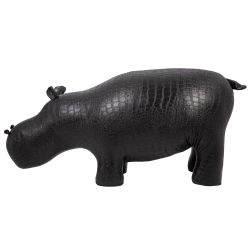 Банкетка Пуф Бегемот Черный малый