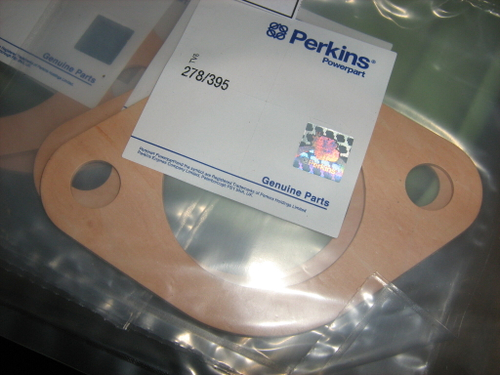 Прокладка  воздушного охладителя / GASKET WATER CONNECTION АРТ: 278/395