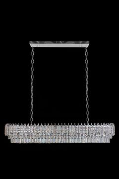 Подвесная люстра 21*Е14 LE9017/1200L CH хром Catherine Leon