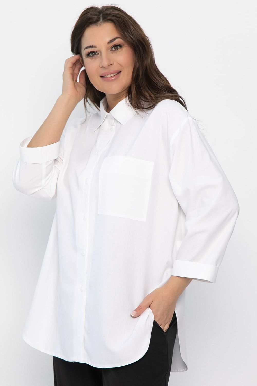 Блуза Твой стиль (белая) Б13792-3М LT Collection