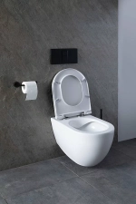 Унитаз Allen Brau Reality 4.32006.20 безободковый, с крышкой микролифт, белый