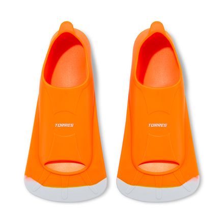 Ласты для бассейна TORRES F02, SWF022402OR, р. EU 36-38 (XS), оранжево-серый