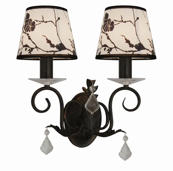 B85381/2W BLACK+BROWN (1) Бра