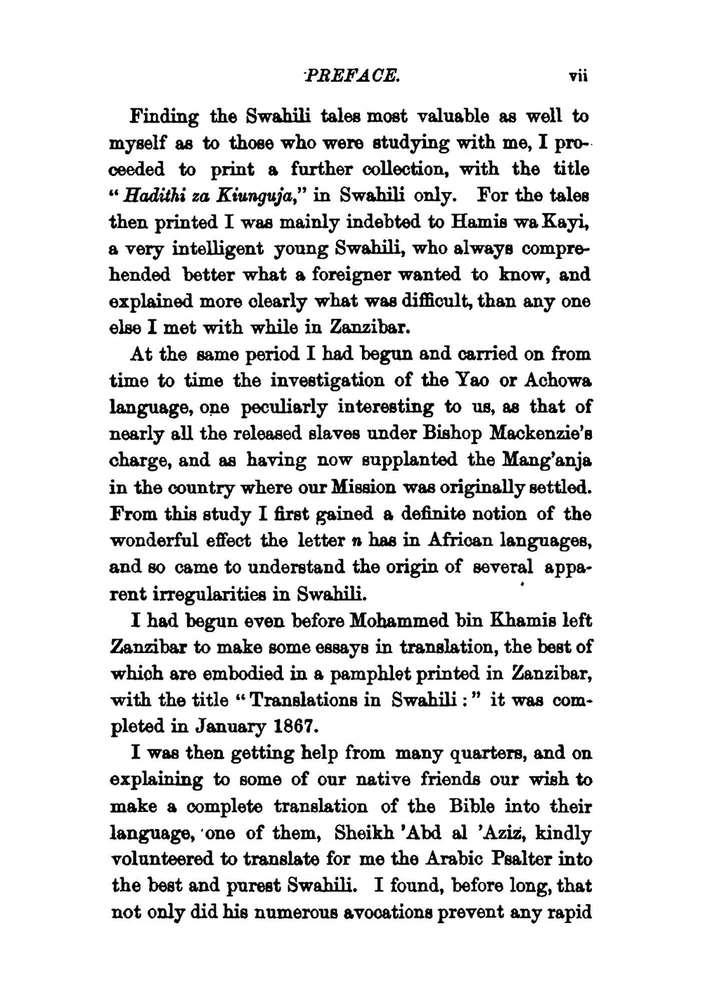 A handbook of the Swahili language, as spoken at Zanzibar | Edward Steere