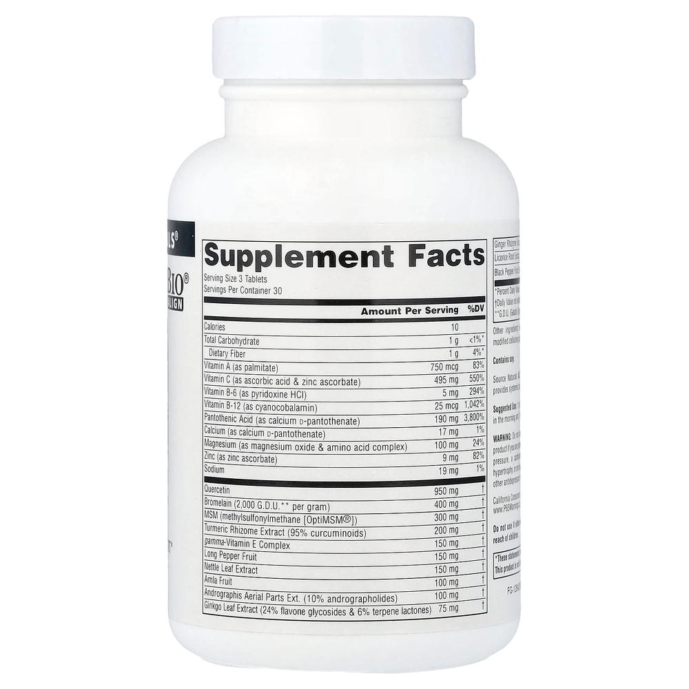 Source Naturals, Aller-Response®, 90 таблеток