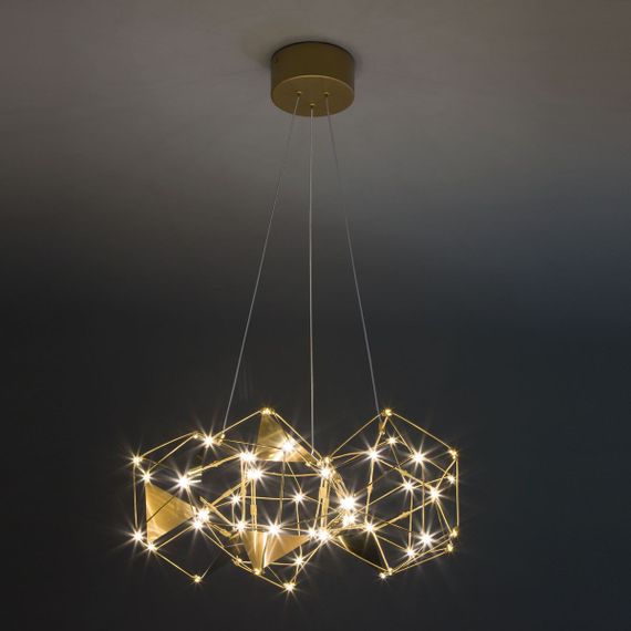 Подвесной светодиодный светильник Eurosvet Uma 90369/5 медь