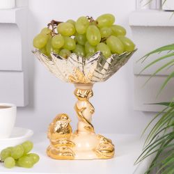 Фруктовница-конфетница Зарничка Свитти Айвори