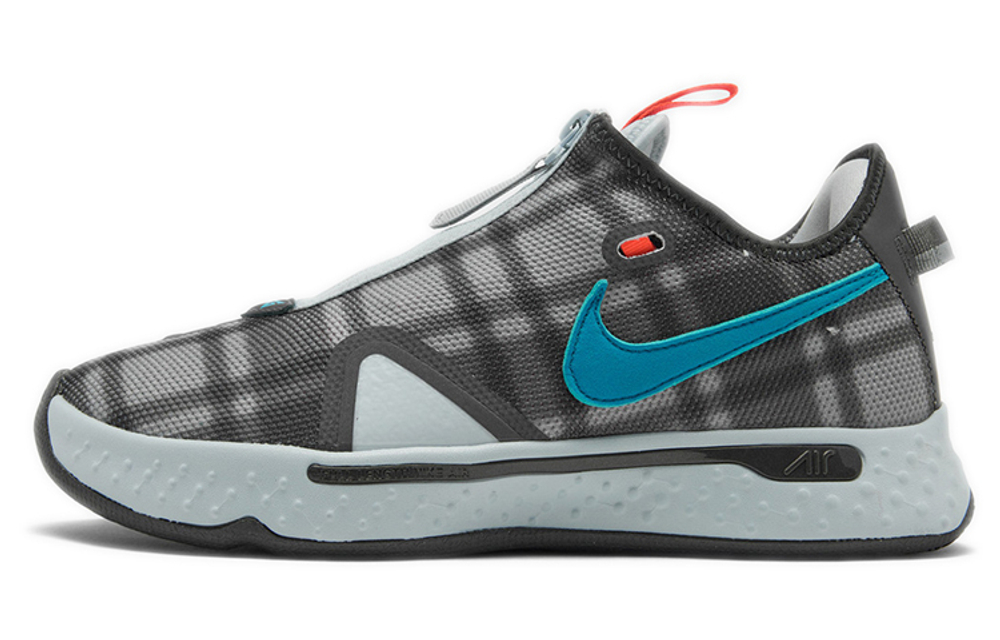 Nike PG 4 fashion all-match wear-resistant shock-absorbing low-cut actual combat basketball shoes men's black and gray