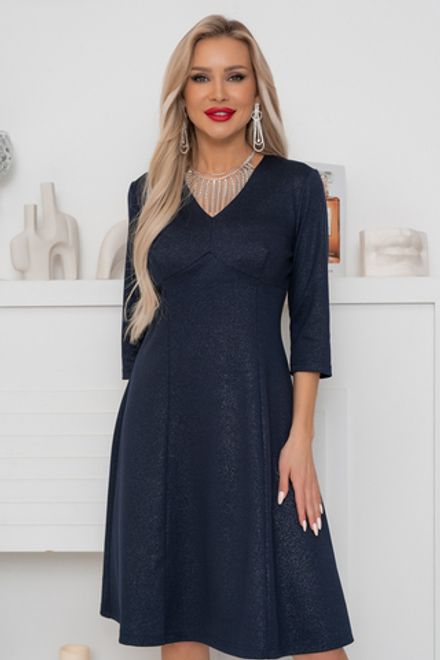 Платье Сияние ночи (синий/металлик) Р11-931/4 Nikol