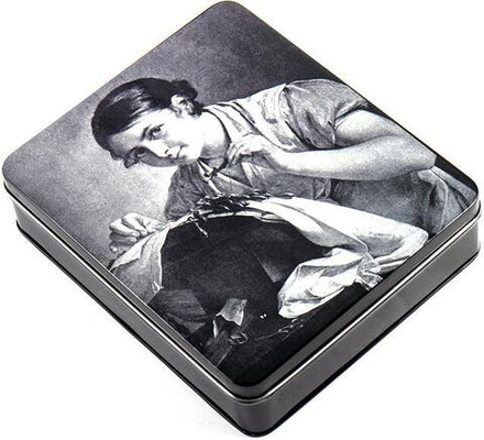 Металлическая коробочка для мелкой фурнитуры, 19 х 16 х 5 см