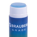 Клей-карандаш 21 г упаковка BRAUBERG GRADE 3 штуки на блистере PVP-основа (12 штук в упаковке)