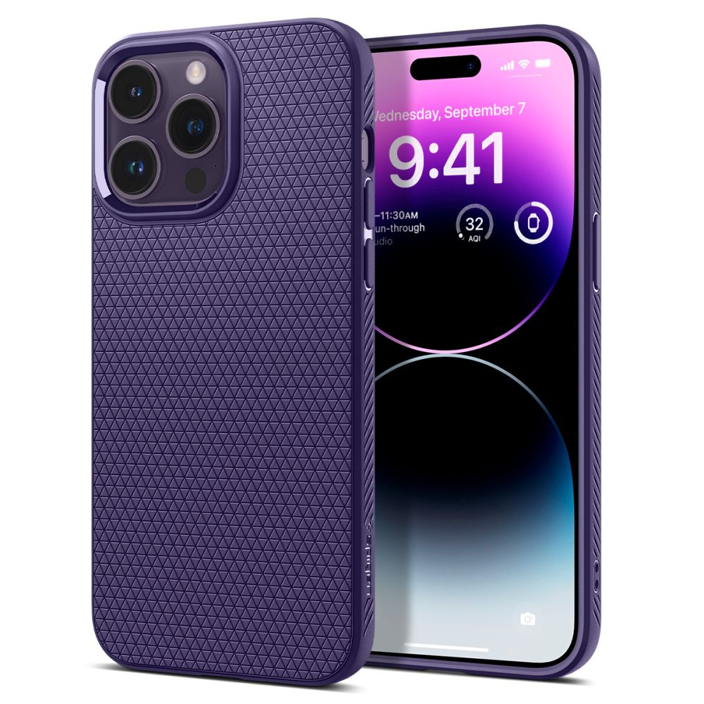 Чехол Spigen LIQUID AIR iPhone 14 PRO DEEP PURPLE