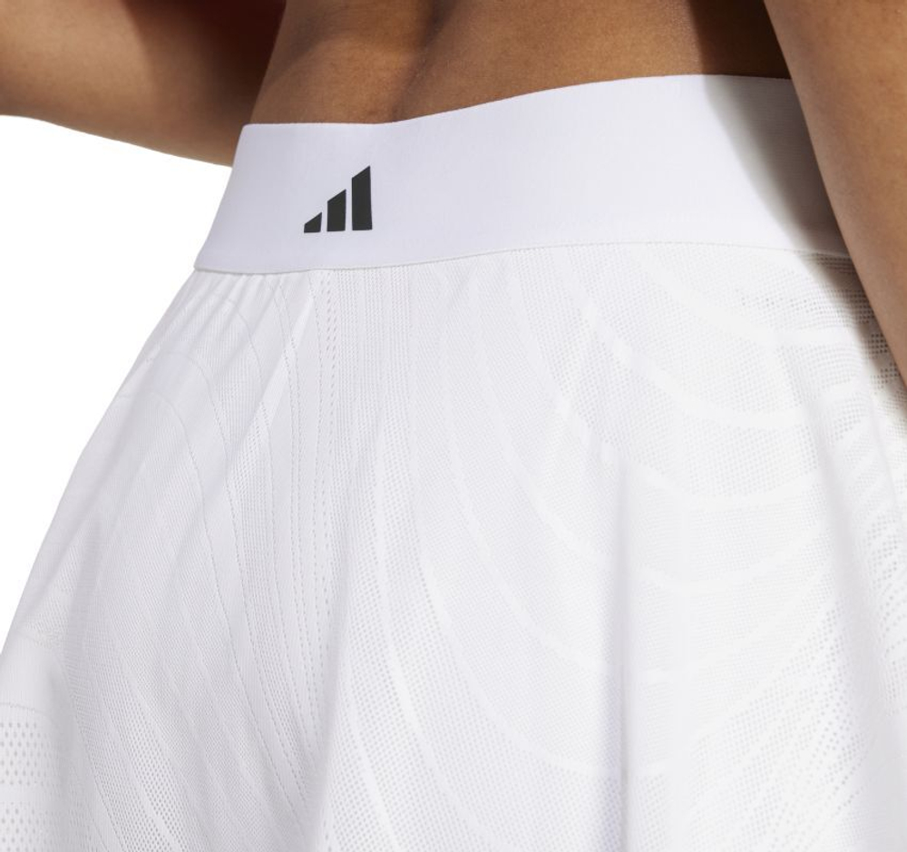 Теннисная юбка Adidas Tennis Pro Climacool+ Print - белый