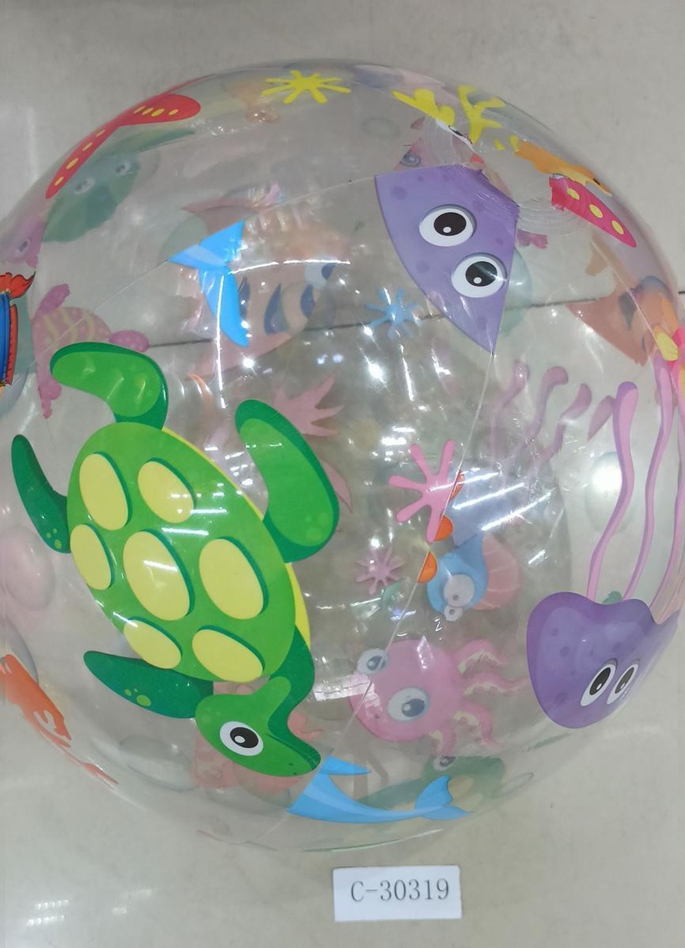 Мяч для воды, 4 рисунка микс, 20 дюймов, с-30319