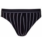 Мужские трусы слипы черные в полоску BUGATTI 50010/5641 933