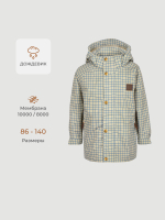 Куртка непромокаемая демисезонная Mjölk Graphic Check