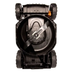 WORX WG779E.1 аккумуляторная газонокосилка (2 x 4 Ач, ЗУ)
