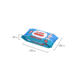 Салфетки влажные, 72шт., ЛАЙМА Antibacterial, клапан-крышка 129997