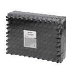 Клеммная винтовая колодка KВ-35 10-35, ток 80 A, полипропилен черный REXANT (10 шт./уп.)