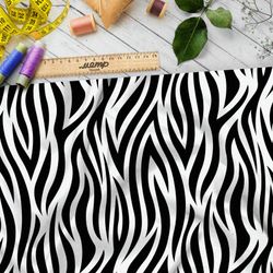 Ткань ниагара пламенная зебра
