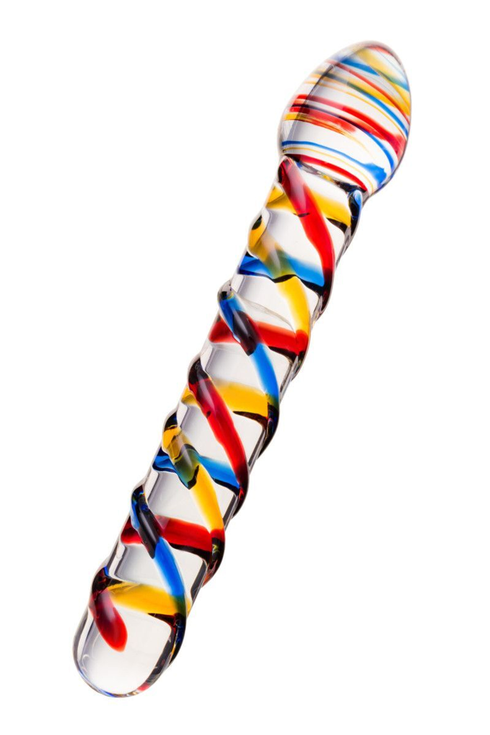 Стеклянный фаллос Sexus Glass, гладкая головка, 19,5 см