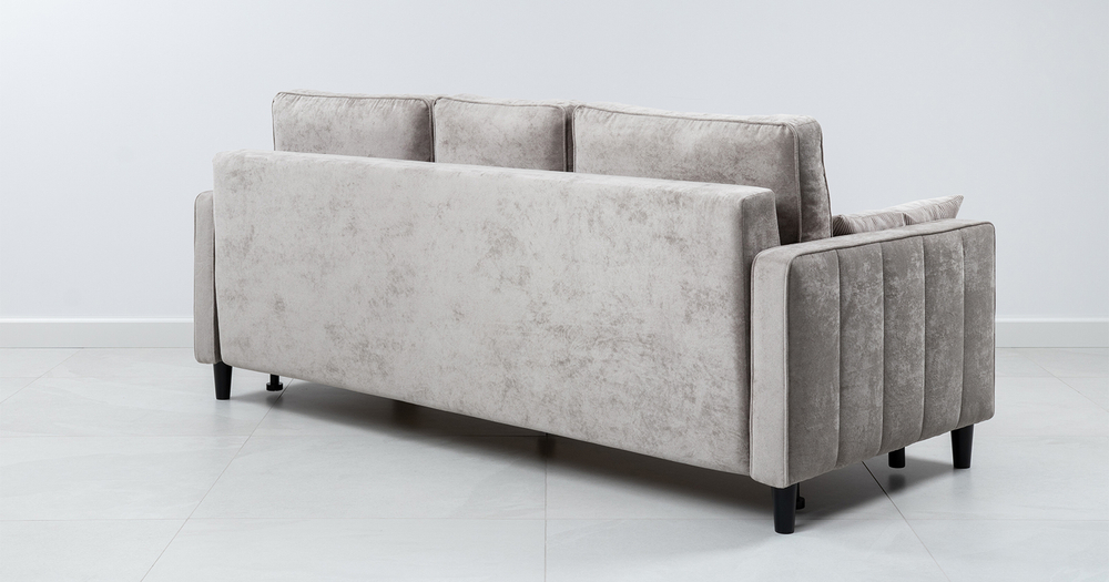 Арно Диван - кровать (Арт. ТД 563 Лаки 02 (серый жемчуг)